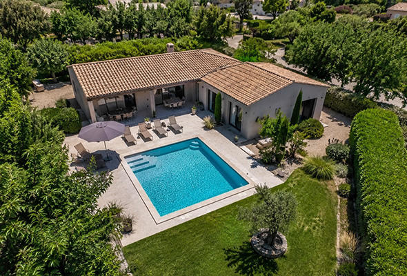 Photographie maison par drone